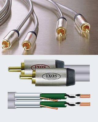 IXOS XFA02-100 1m Stereo Audio Cable 2x Phono